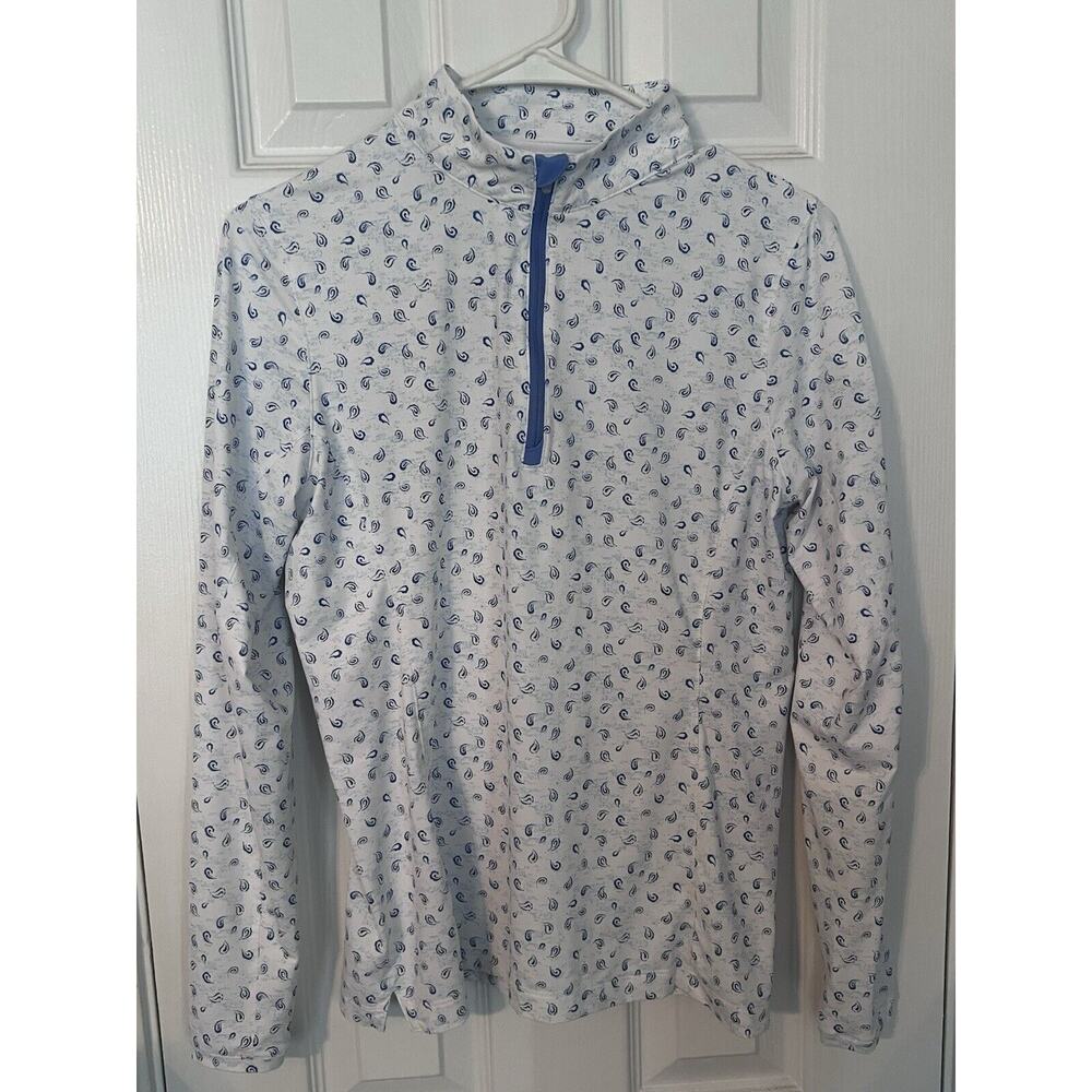 Peter Millar Women’s Paisley S Wicking 50 + UPF Full Zip Lightweight Jacket